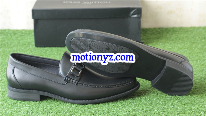 Men Brand Leather Shoes Black